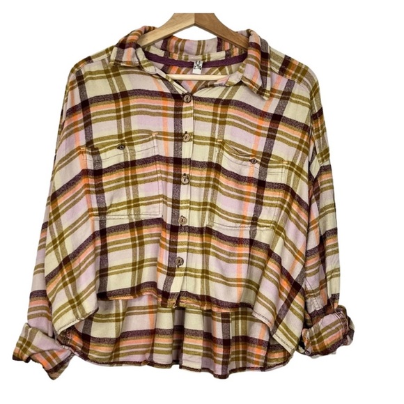 🌺Free People Tea Combo Wrapped in Flannel Lounge Set Free Top🌸🌺 - Picture 6 of 15